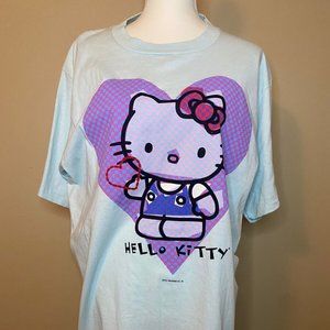 Vintage 90s Sanrio Hello Kitty Shirt Size XL Single Stitch Made in USA Changes